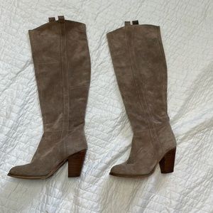 Sole society knee high suede boots Cleo